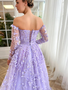 Orchid Serenade Ball Gown