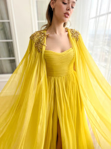 Canary Crown Gown