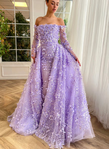 Orchid Serenade Ball Gown
