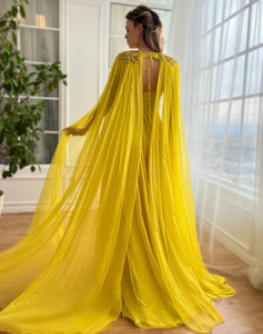 Canary Crown Gown