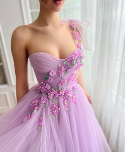 Purple Petals Dress