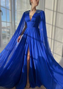 Sapphire Wave Gown