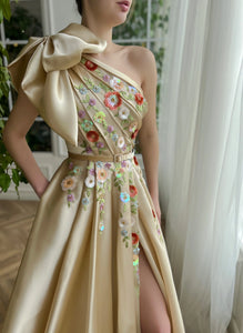 Champagne Gardenia Dress