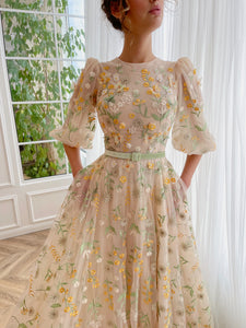 Whimsical Flora Gown