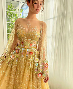 Gilded Glamour Gown