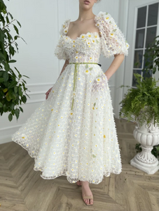 Daisy Lattice Dress