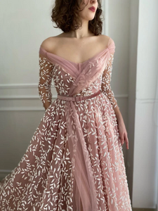 Pink Ivy Gown