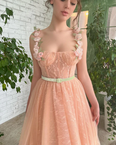 Peach Lily Dress Teuta Matoshi