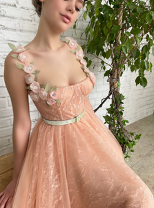 Peach Lily Dress Teuta Matoshi