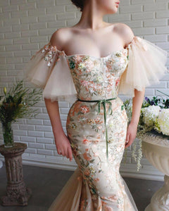 Blossom Essence Mermaid Teuta Matoshi Dress